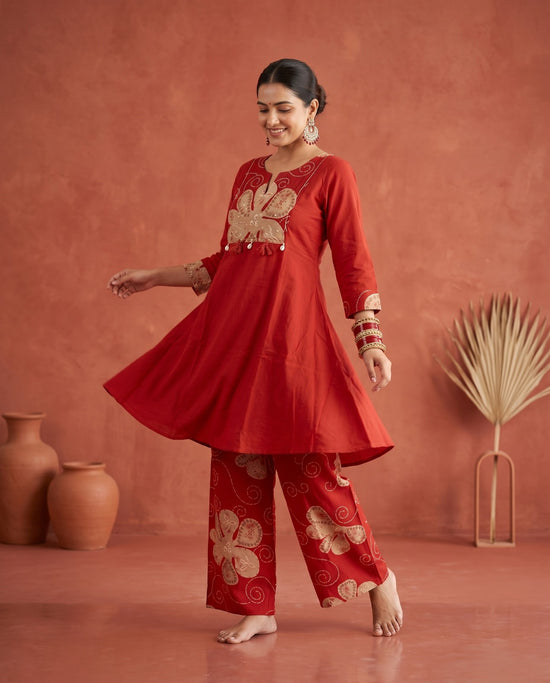 Amrah Wholesale Naisha K 888 Cotton Kurti Pant Set