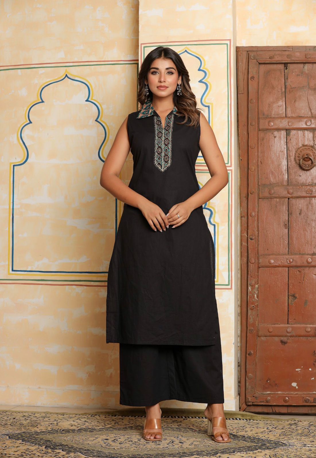 Amrah Wholesale Naisha K 911 Cotton Kurti Pant Set