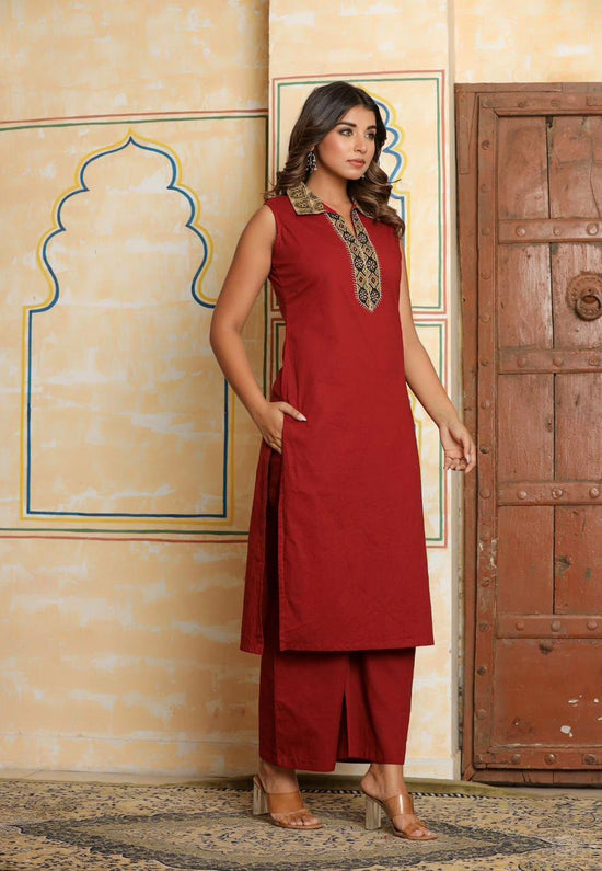 Amrah Wholesale Naisha K 911 Cotton Kurti Pant Set
