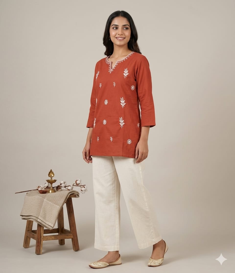 Amrah Wholesale Naisha K 912 Cambric Cotton Tops