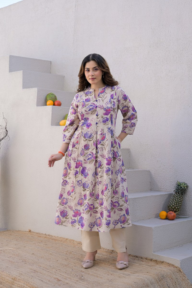 Amrah Wholesale Naisha K 913 Cotton Kurti Pant Set
