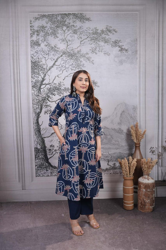 Amrah Naisha K 935 Pure Cotton Kurti Pant Set Wholesale