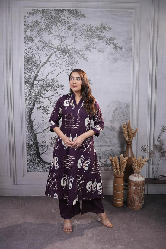 Amrah Naisha K 935 Pure Cotton Kurti Pant Set Wholesale