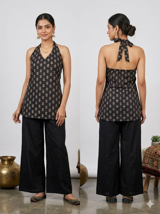 Amrah Naisha K 938 Cotton Printed Fancy Sleeveless Tops