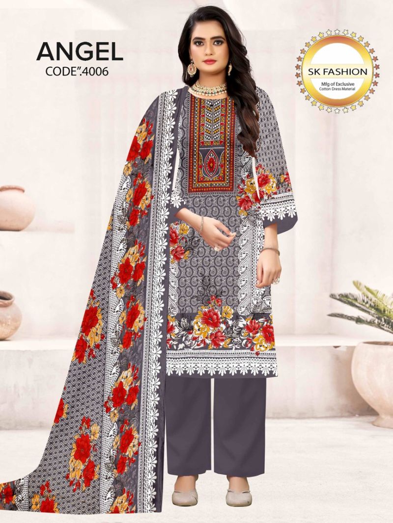 Amrah Wholesale Royal Angel Vol 4 Soft Cotton Printed Dress Material