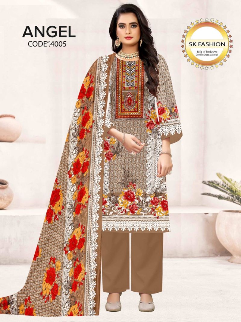 Amrah Wholesale Royal Angel Vol 4 Soft Cotton Printed Dress Material