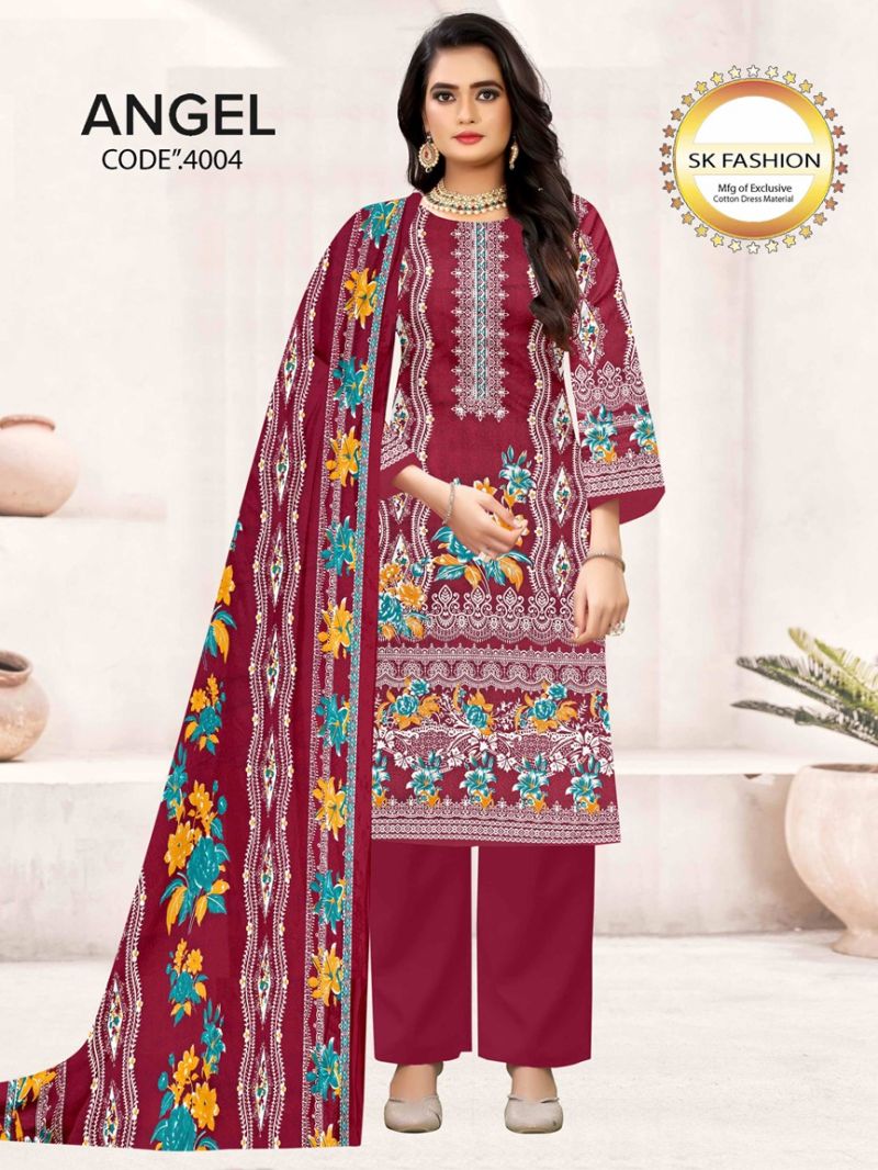Amrah Wholesale Royal Angel Vol 4 Soft Cotton Printed Dress Material