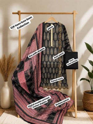 Amrah Royal Print Zarina Vol 1 Pure Airjet Cotton Pakistani Suit