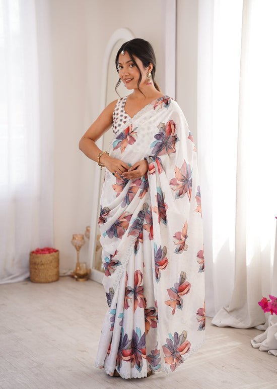 Amrah Sanket Vol 1 Chinon Saree Collection - Amrah Wholesale
