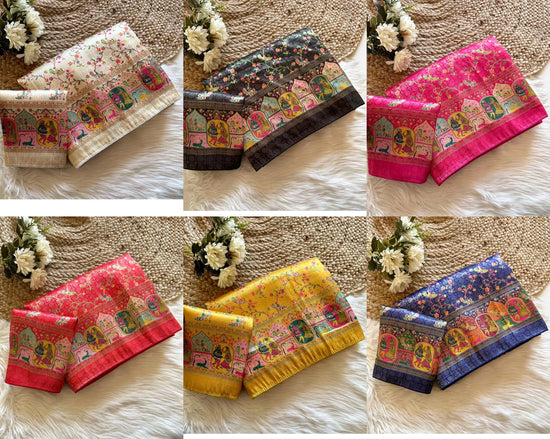 Amrah Scjb Rajwadi A Pashmina Silk Saree Collection