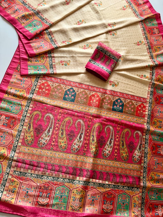 Amrah Scjb Rajwadi B Dola Silk Saree Collection