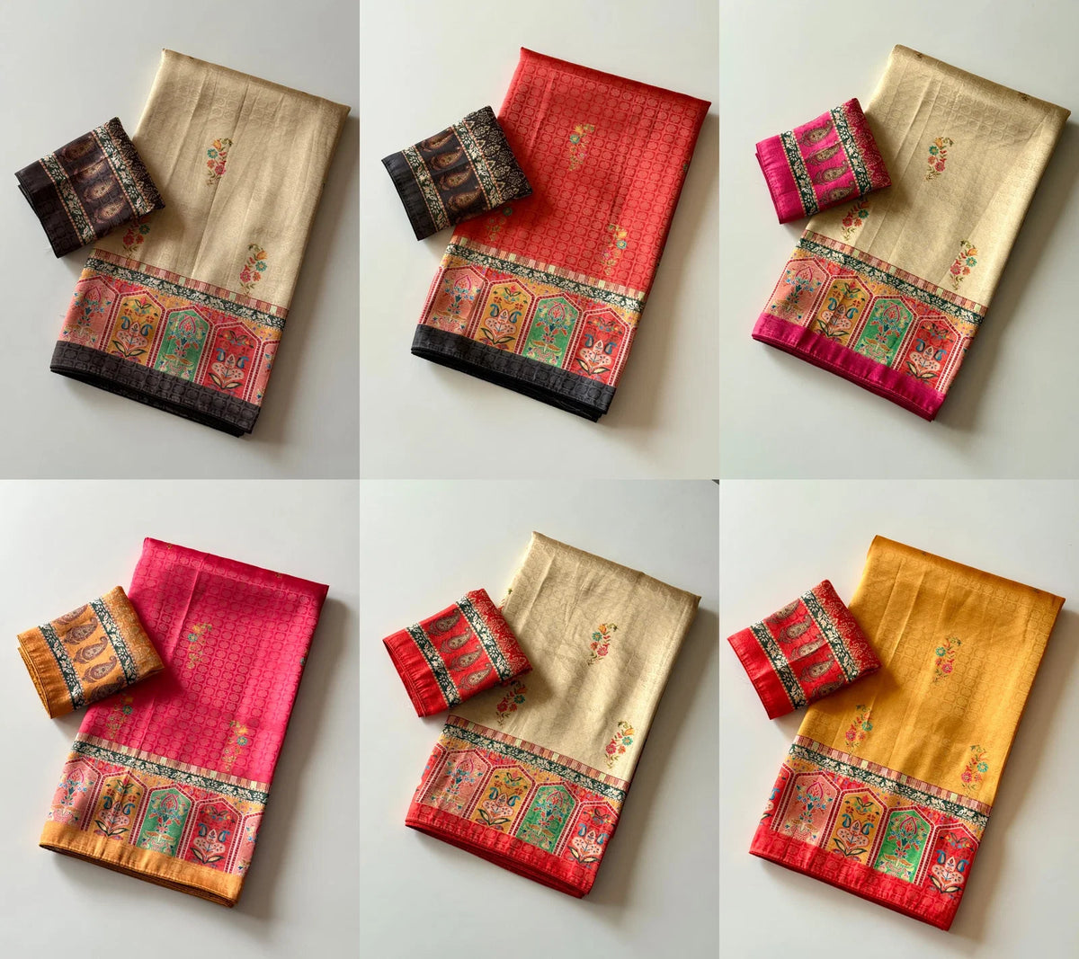 Amrah Scjb Rajwadi B Dola Silk Saree Collection