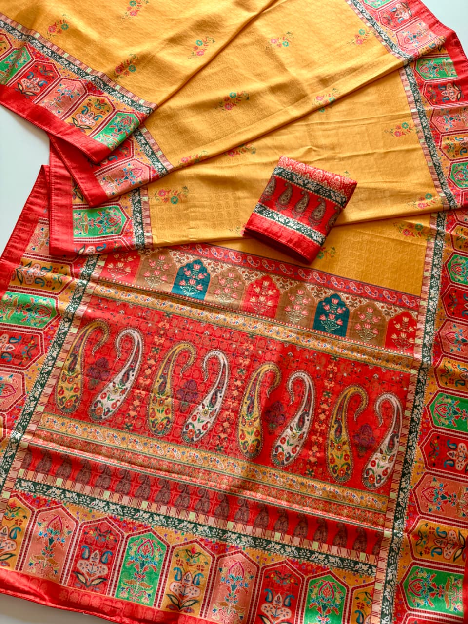 Amrah Scjb Rajwadi B Dola Silk Saree Collection