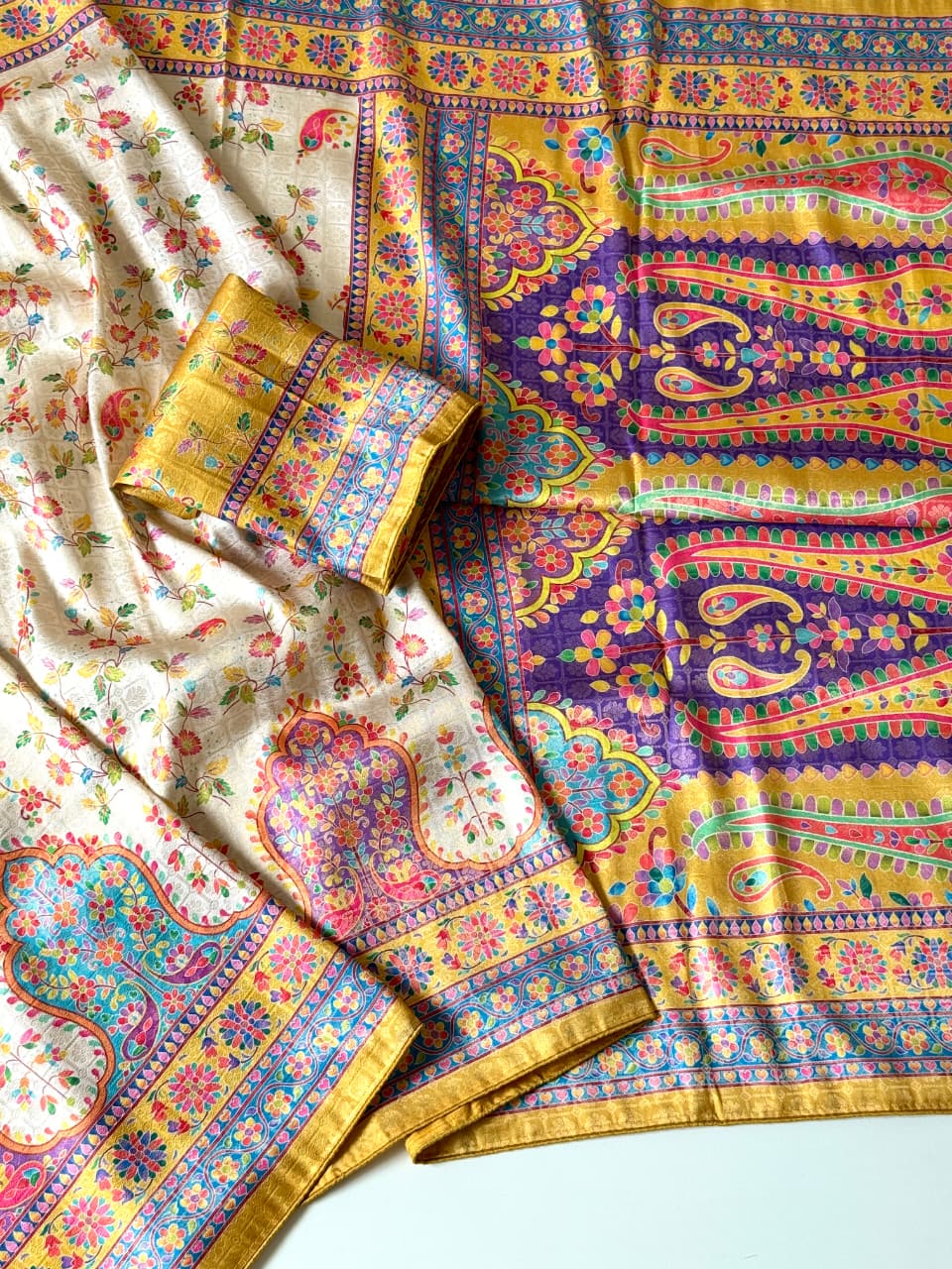 Amrah Scjb Rajwadi C Pashmina Silk Saree Collection