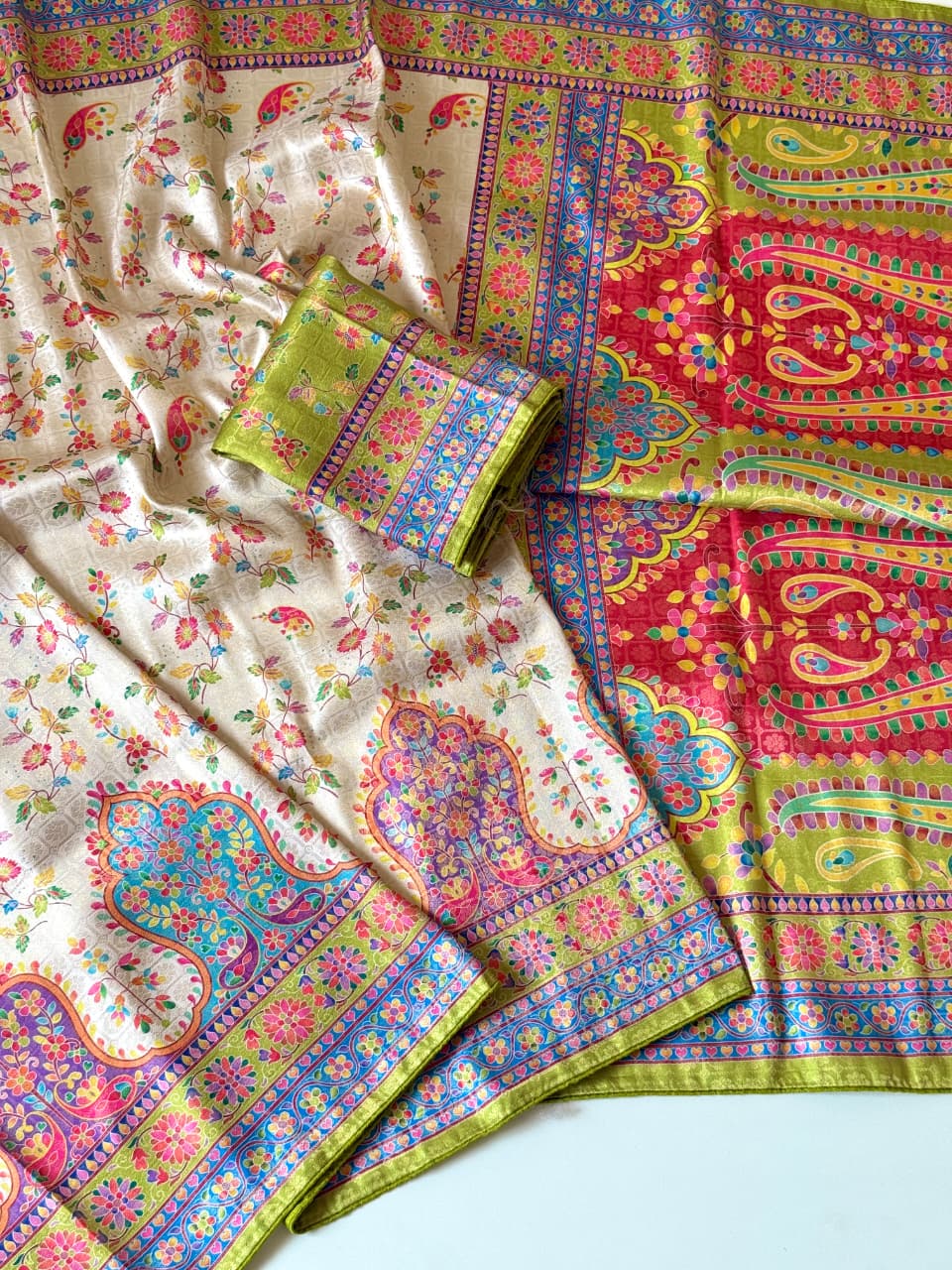Amrah Scjb Rajwadi C Pashmina Silk Saree Collection