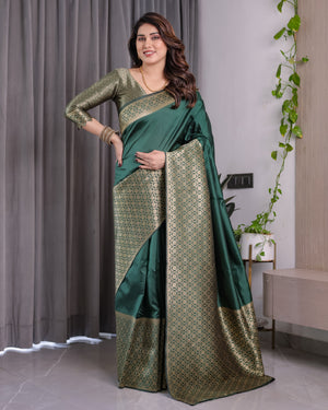 Amrah Wholesale Sh Jcq 06 Soft Lichi Silk Saree