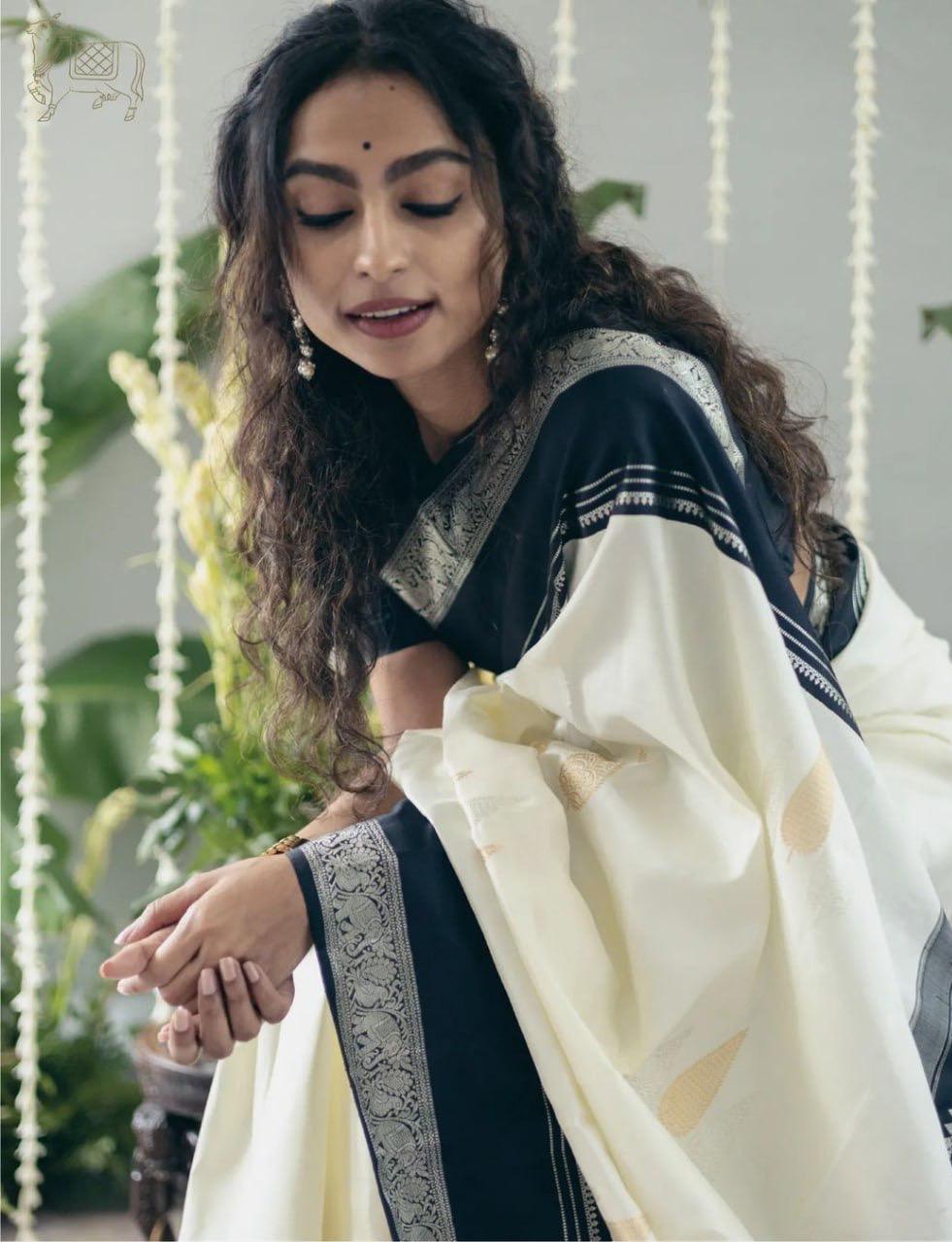 Soft Lichi Silk 6098 Jacquard Work Saree Collection - Amrah Wholesale