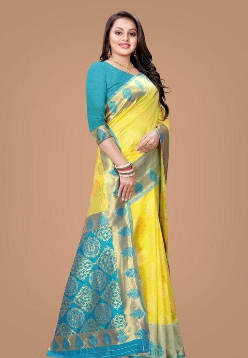 Amrah Soft Silk 4069 Lichi Silk Saree Wholesale
