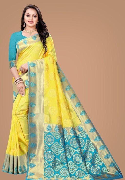 Amrah Soft Silk 4069 Lichi Silk Saree Wholesale