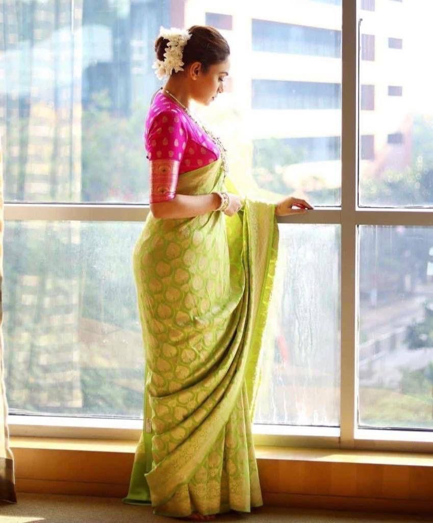Soft Silk 5005 Lichi Silk Jacquard Work Saree Collection - Amrah Wholesale