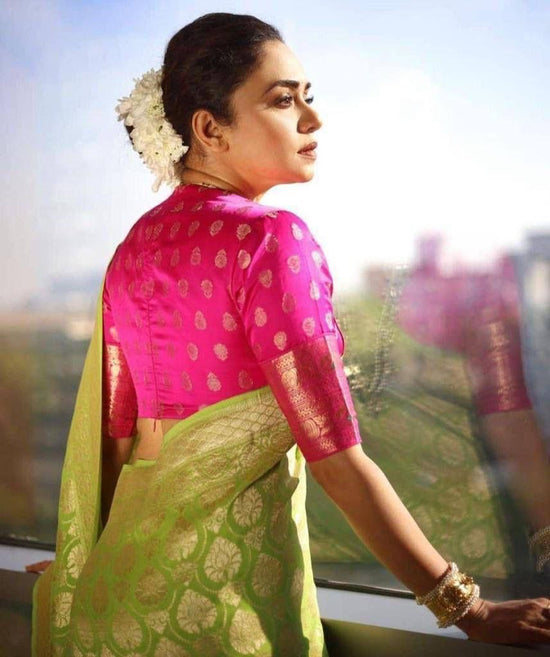 Soft Silk 5005 Lichi Silk Jacquard Work Saree Collection - Amrah Wholesale