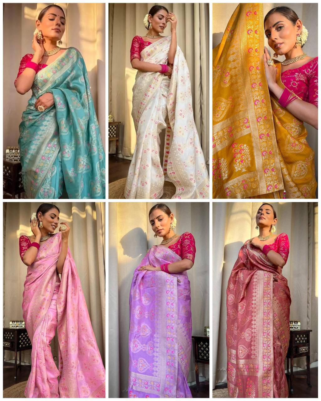 Amrah Soft Silk 5069 Saree Wholesale Catalogue - Amrah Wholesale