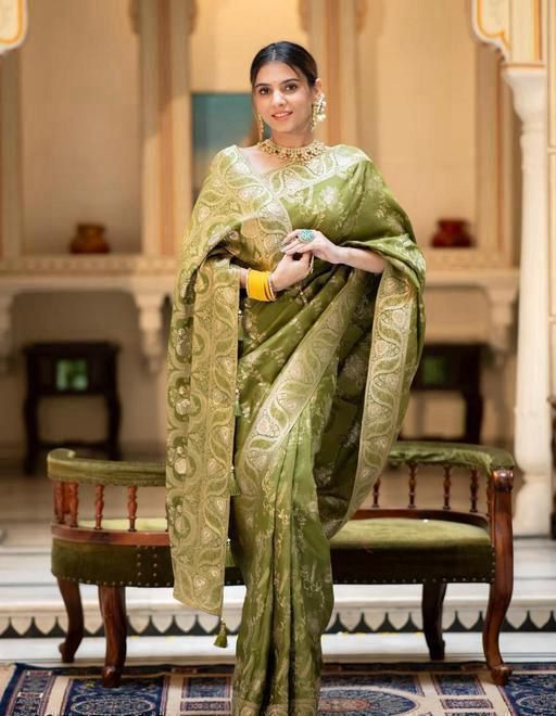 Amrah Soft Silk 5072 Lichi Silk Saree - Amrah Wholesale