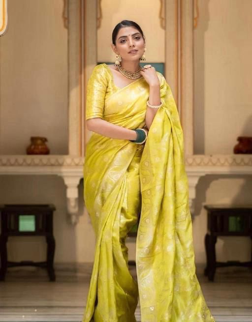 Amrah Soft Silk 5072 Lichi Silk Saree - Amrah Wholesale