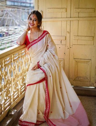 Amrah Wholesale Soft Silk 5074 Linen Saree - Amrah Wholesale