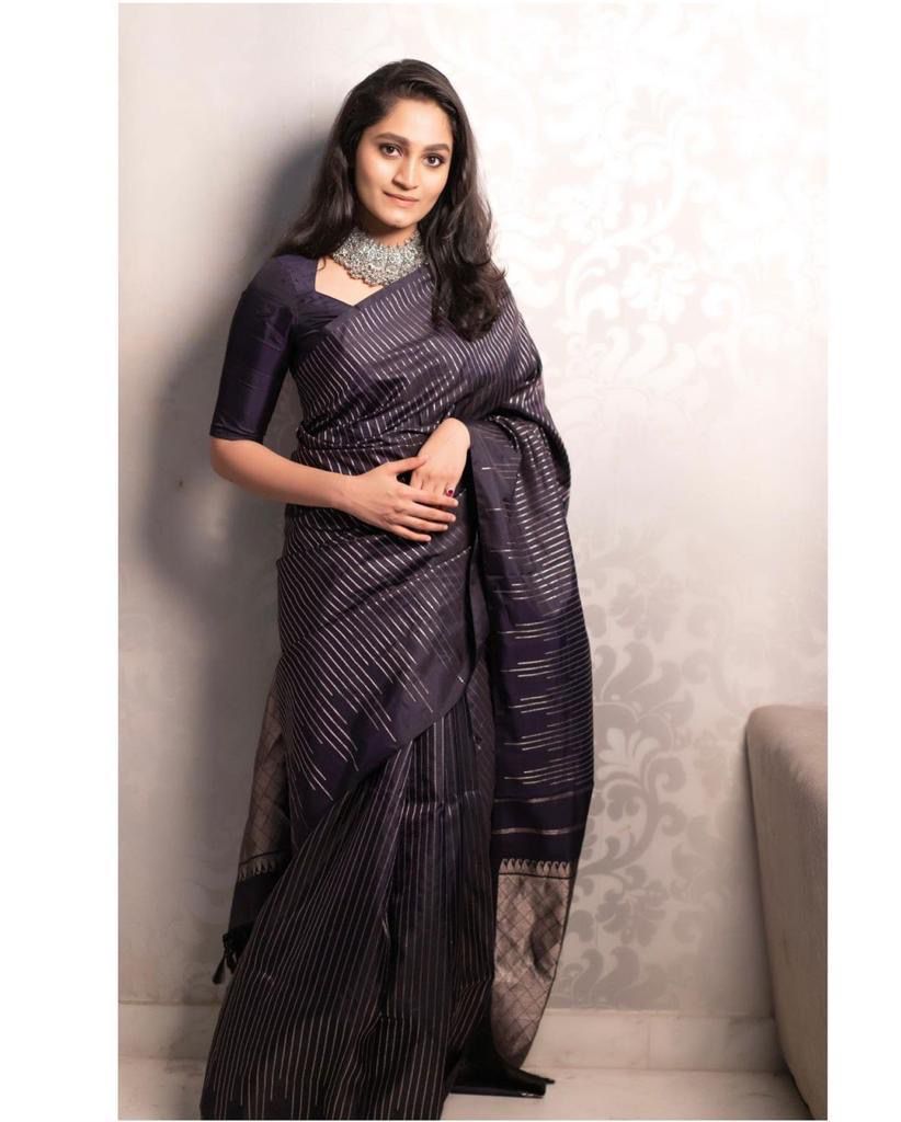 Amrah Wholesale Soft Silk 6097 Lichi Silk Saree - Amrah Wholesale