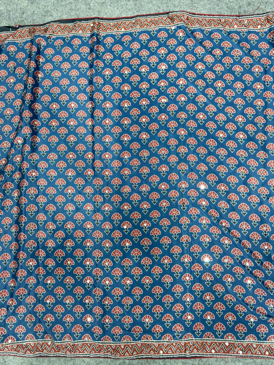 Amrah St D No 111 Chinon Silk Saree Collection