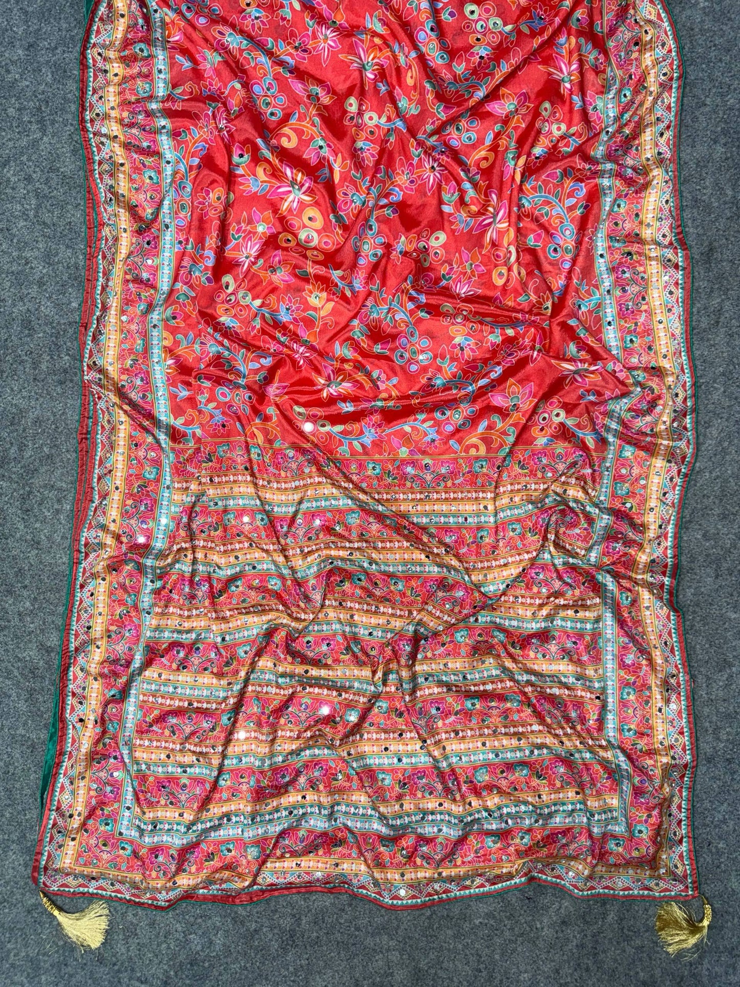 Amrah Wholesale St D No 129 Chinon Silk Saree