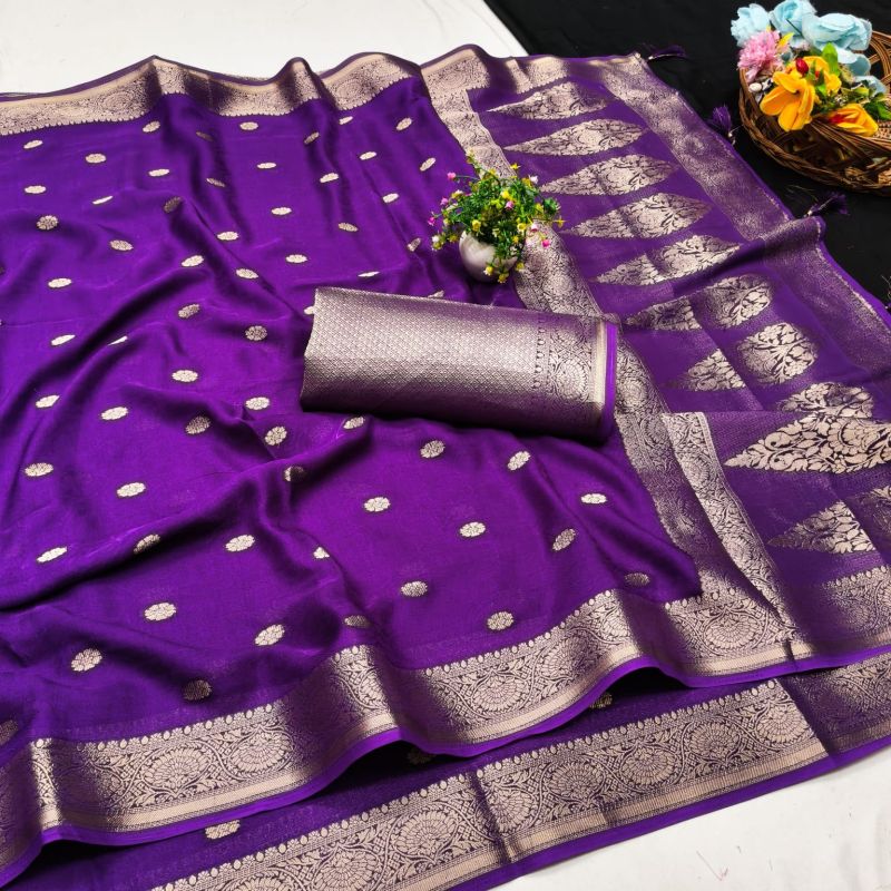 Amrah Stuti Silk Soft Banarasi Silk Saree