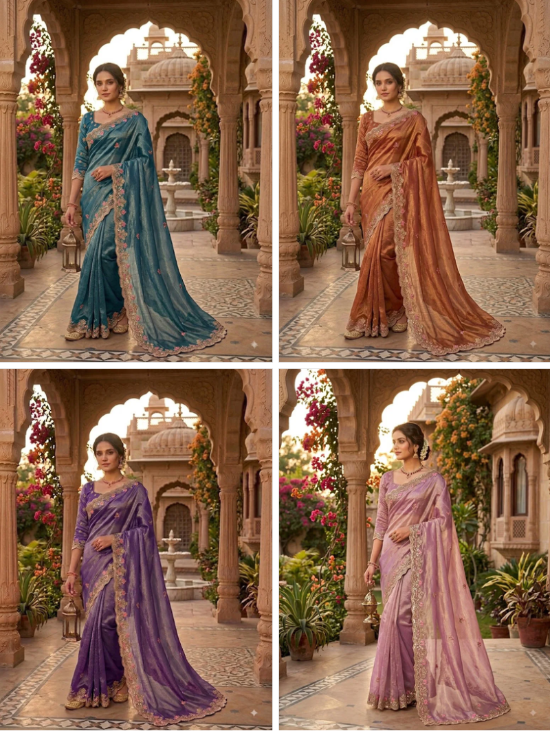 Amrah Sw Kanishka Vol 1 NC Moss Saree