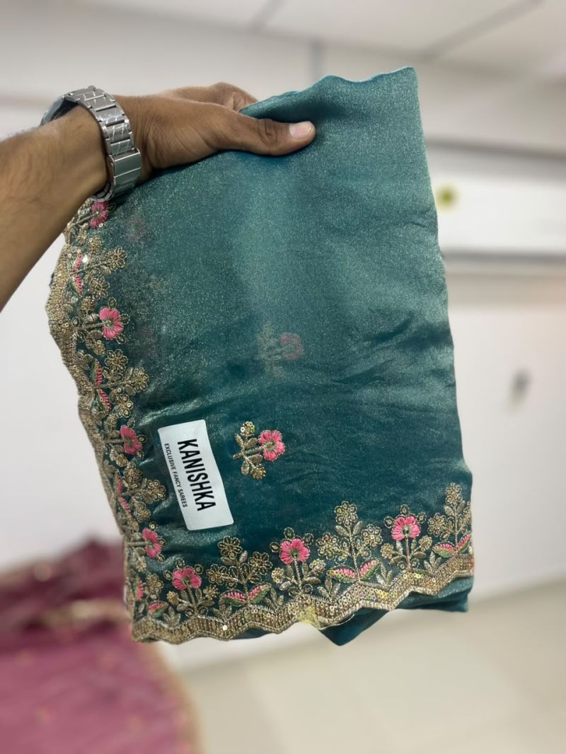 Amrah Sw Kanishka Vol 1 NC Moss Saree
