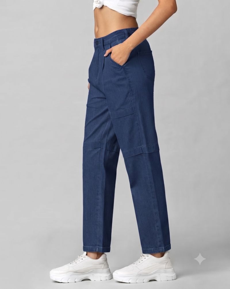 Amrah Wholesale Swara Laddies Bottom Vol 8 Loose Denim Pant