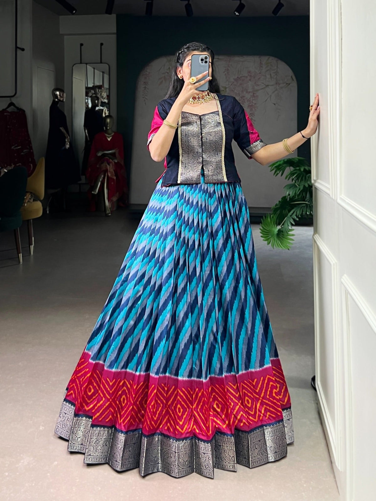 Amrah Taraa L 1107 Tasar Silk Lehenga Wholesale Catalogue - Amrah Wholesale