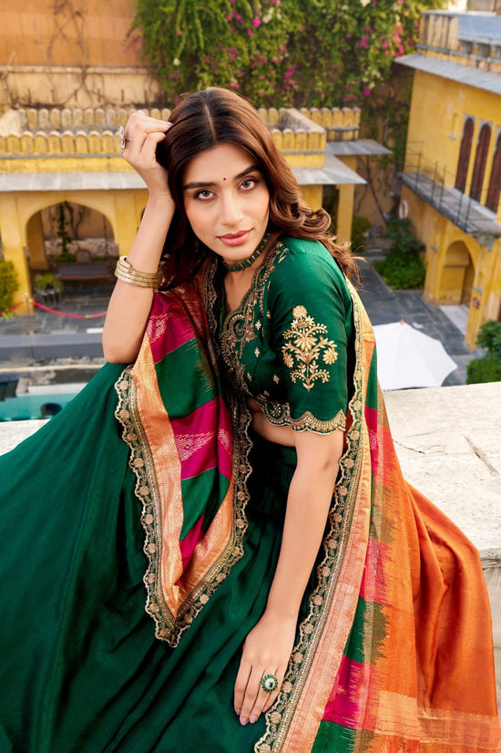Amrah Taraa L 1202 Vichitra Silk Lehenga Wholesale - Amrah Wholesale