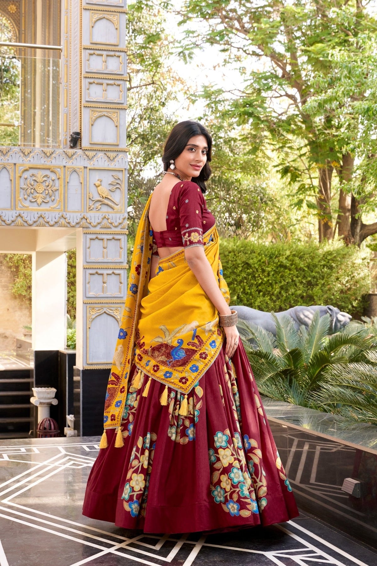 Taraa L 1239 Tasar Silk Foil Printed Lehenga Collection - Amrah Wholesale