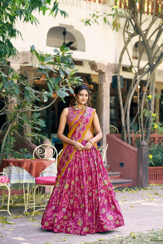 Amrah Taraa L 1256 Tasar Silk Lehenga Choli - Amrah Wholesale