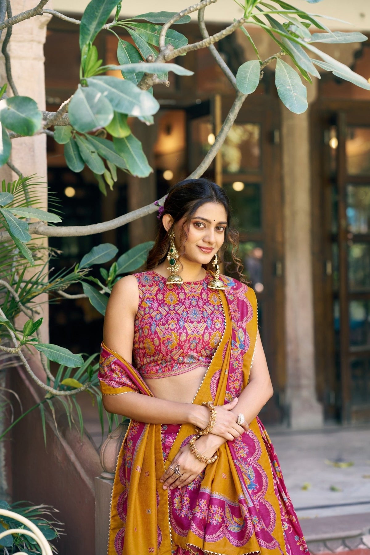 Amrah Taraa L 1256 Tasar Silk Lehenga Choli - Amrah Wholesale
