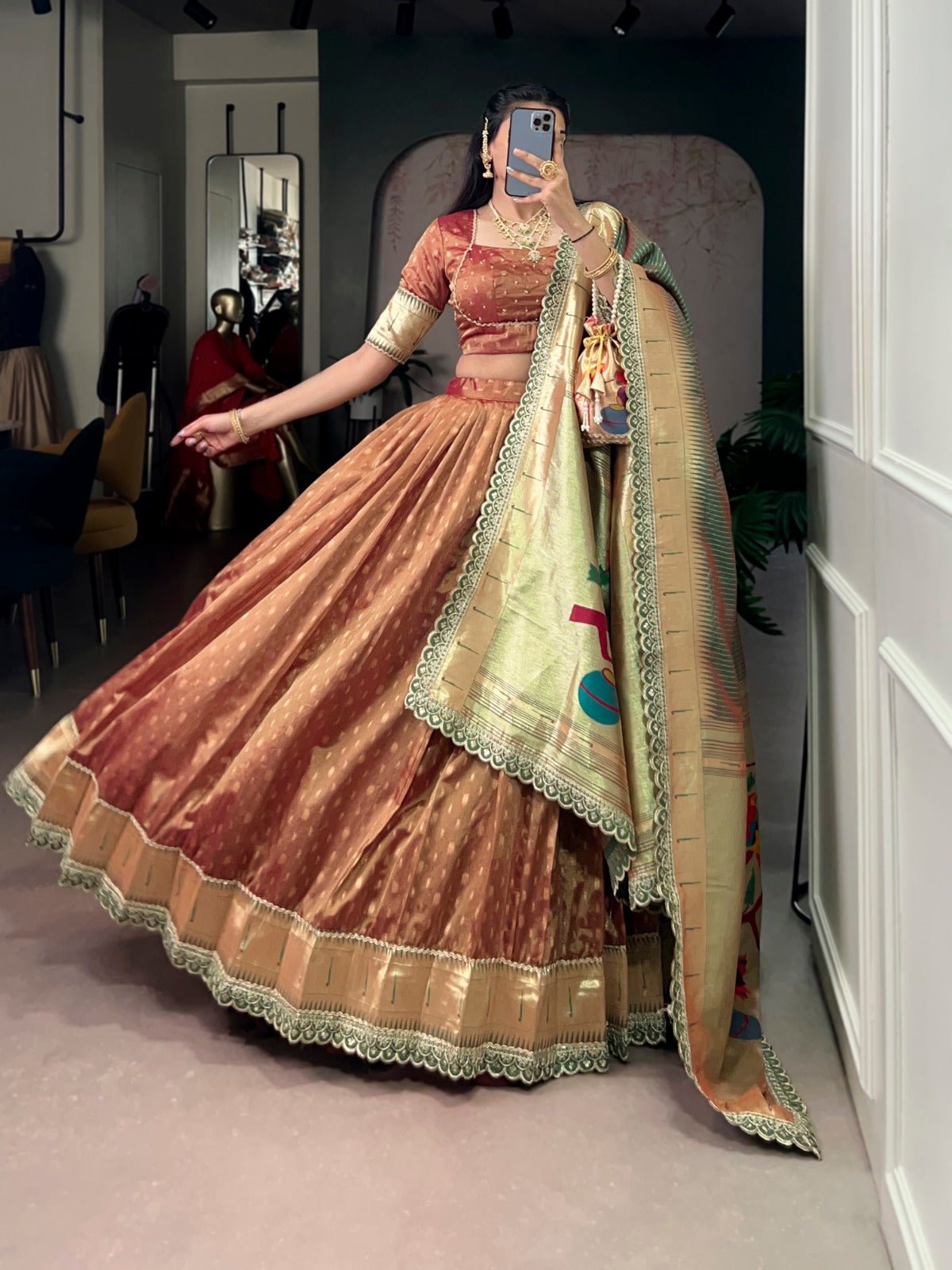 Amrah Taraa L 2032 Shimmer Organza Lehenga Wholesale - Amrah Wholesale