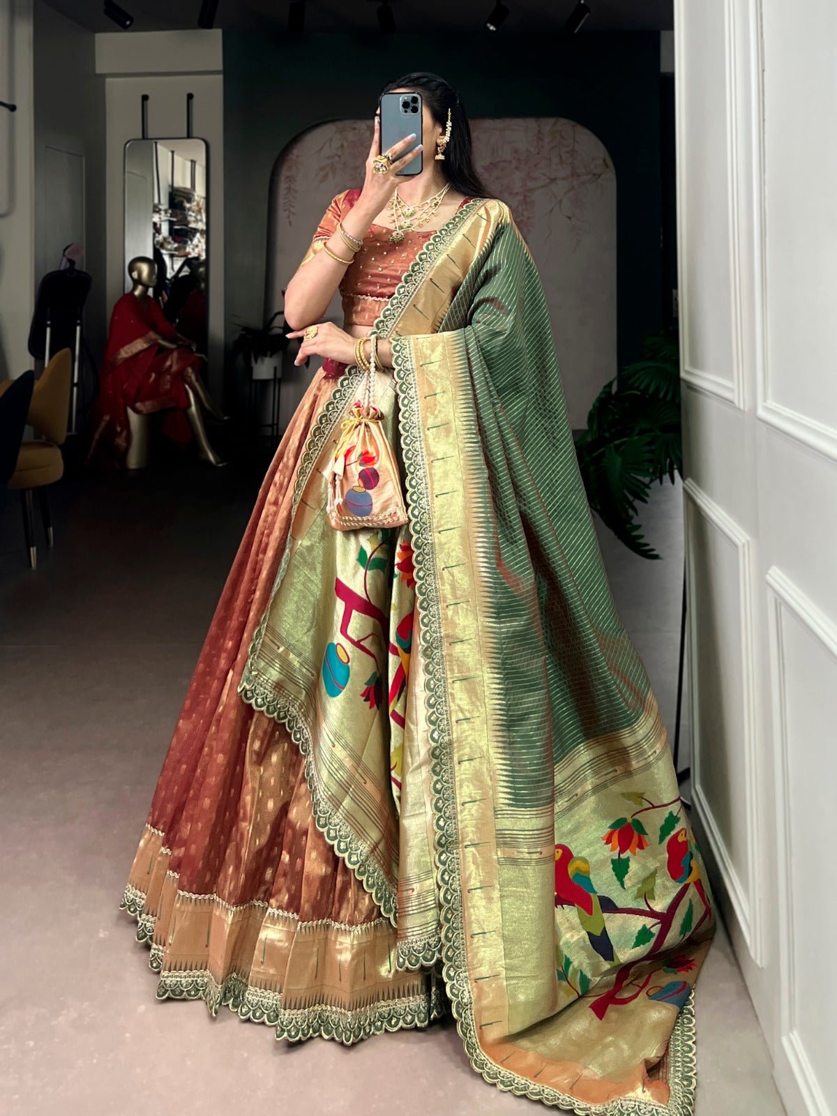 Amrah Taraa L 2032 Shimmer Organza Lehenga Wholesale - Amrah Wholesale