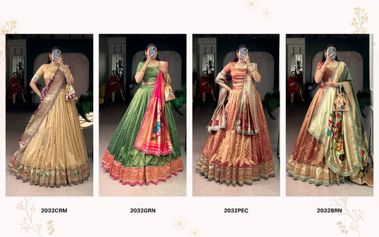 Amrah Taraa L 2032 Shimmer Organza Lehenga Wholesale - Amrah Wholesale