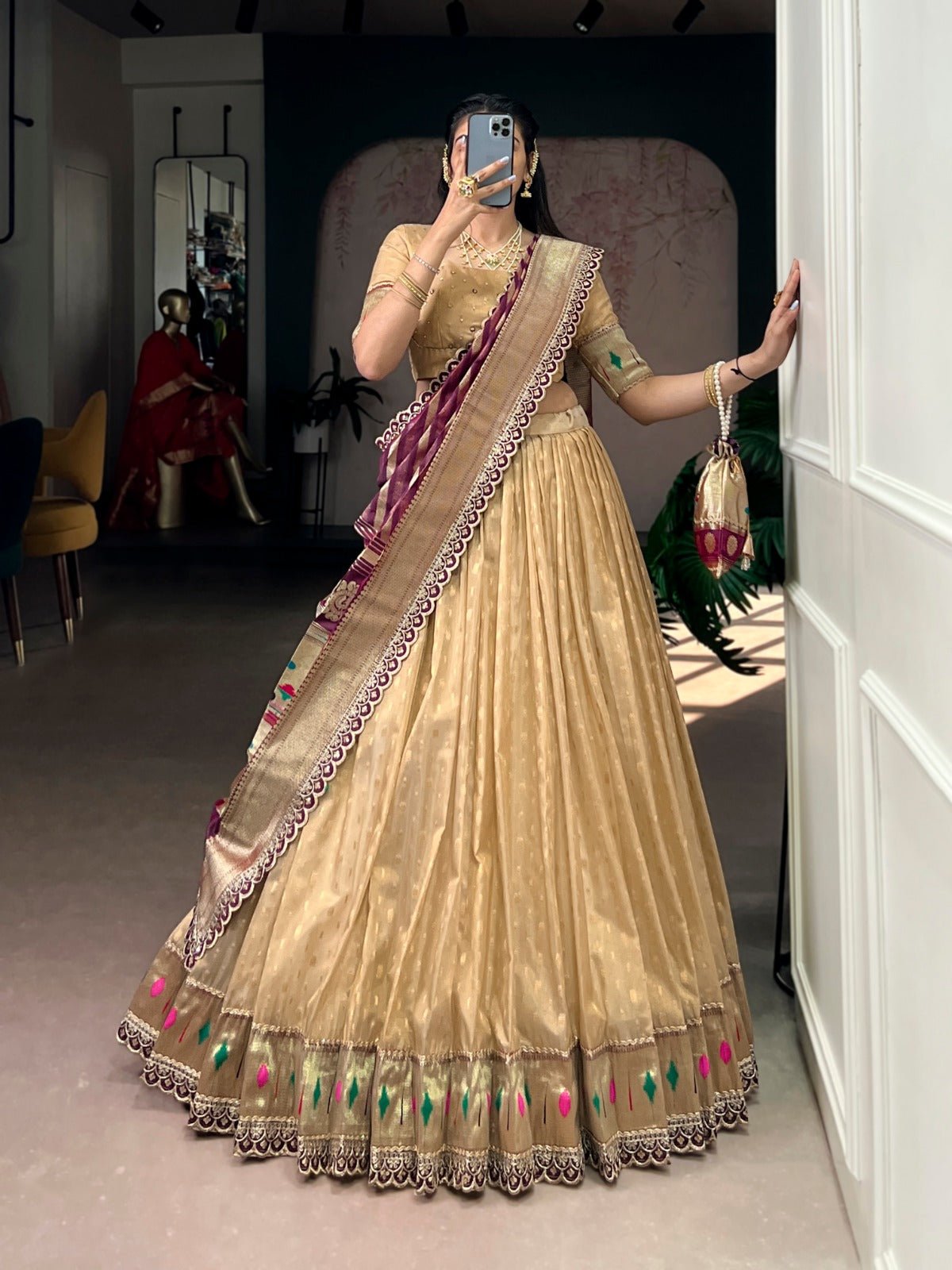 Amrah Taraa L 2032 Shimmer Organza Lehenga Wholesale - Amrah Wholesale