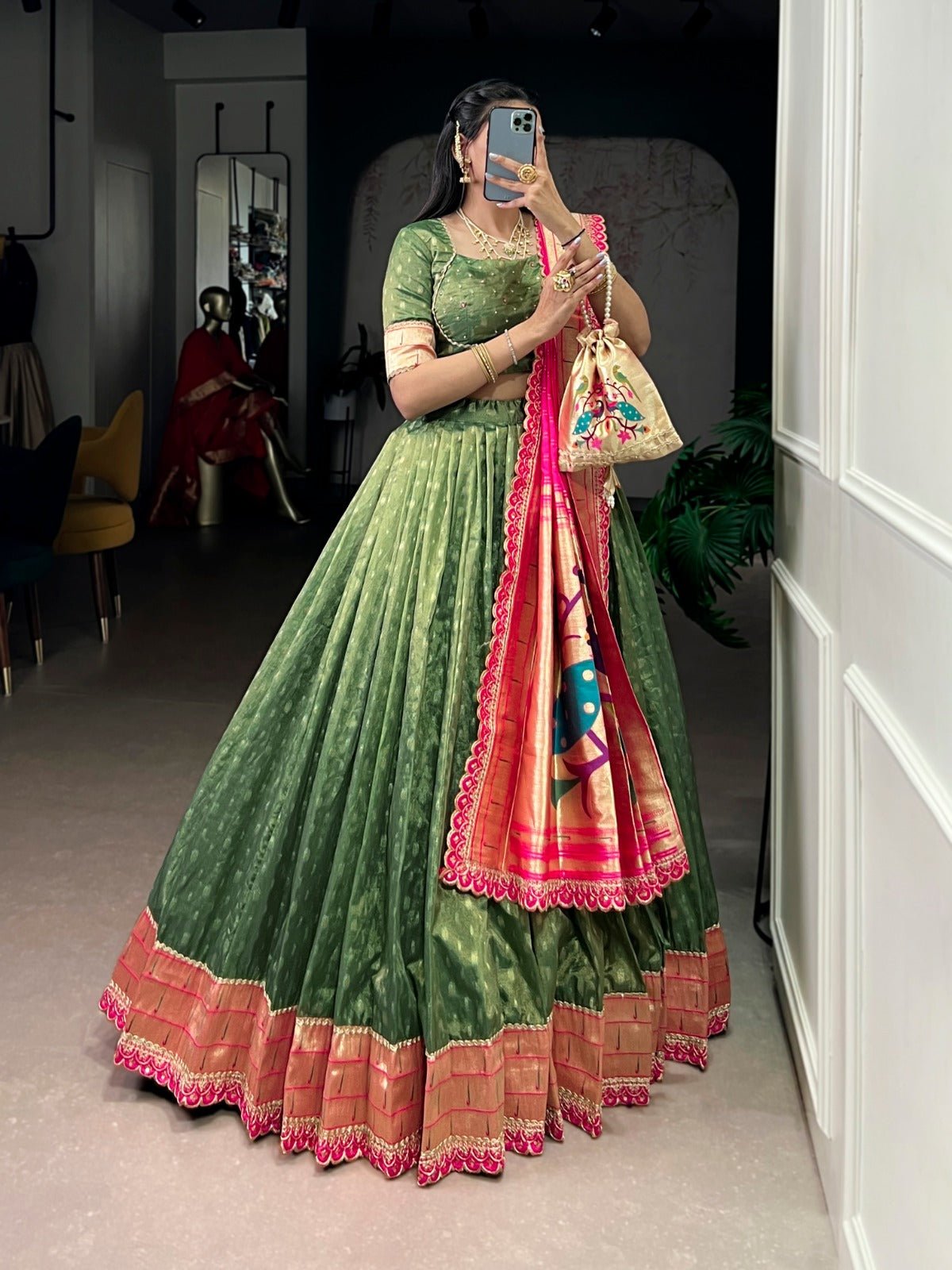 Amrah Taraa L 2032 Shimmer Organza Lehenga Wholesale - Amrah Wholesale
