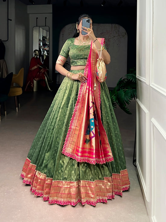 Amrah Taraa L 2032 Shimmer Organza Lehenga Wholesale