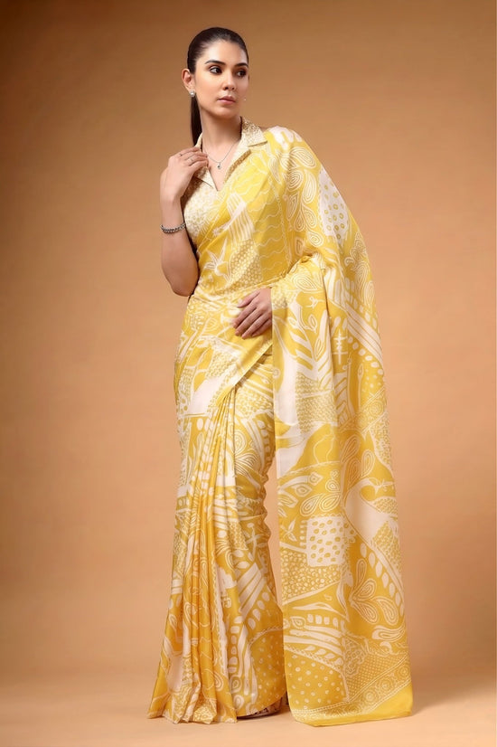 Amrah Wholesale Taraa L 7002 Satin Silk Saree - Amrah Wholesale