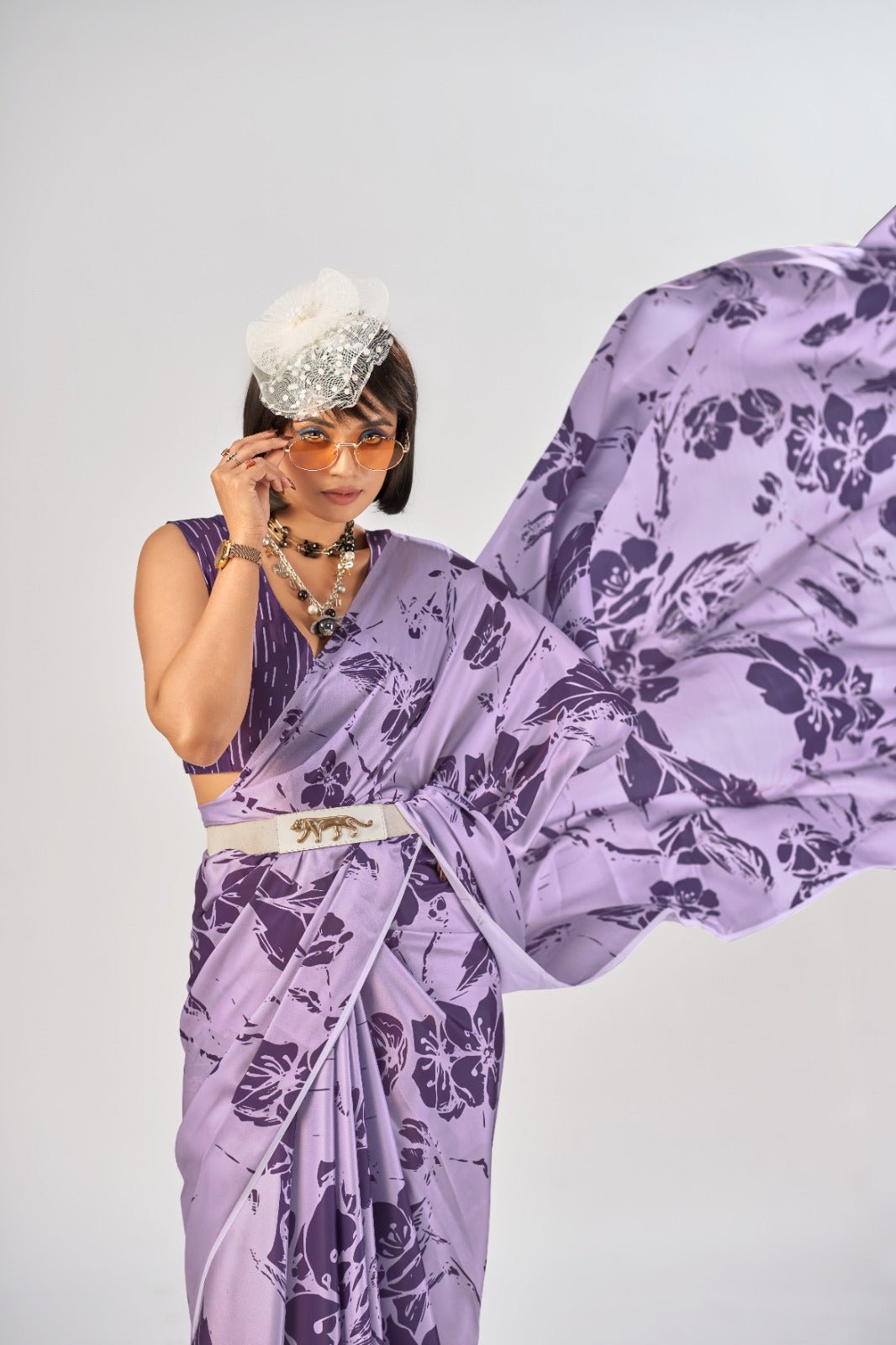 Taraa L 7016 Satin Silk Printed Saree Collection - Amrah Wholesale