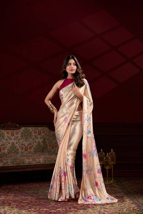 Amrah Wholesale Taraa L 7028 Satin Silk Saree